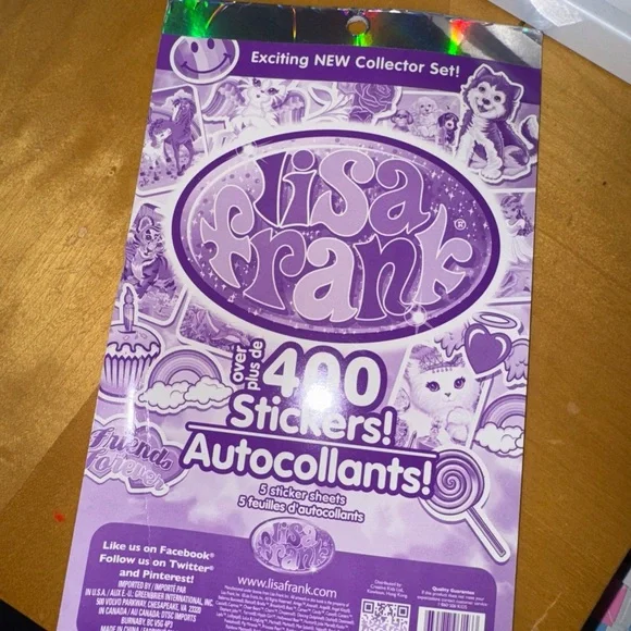 Lisa‎ Frank Sticker Set Collectors Set 400 stickers - Picture 2 of 4
